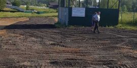 Дорога к пожарному пруду